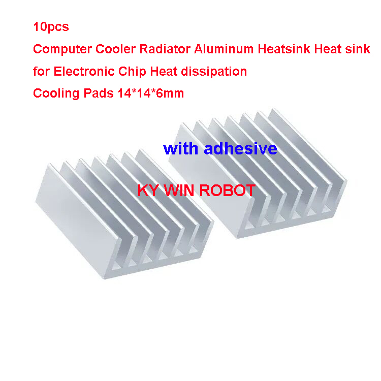 Heatsink - 10 Peças Mini Dissipador de Calor