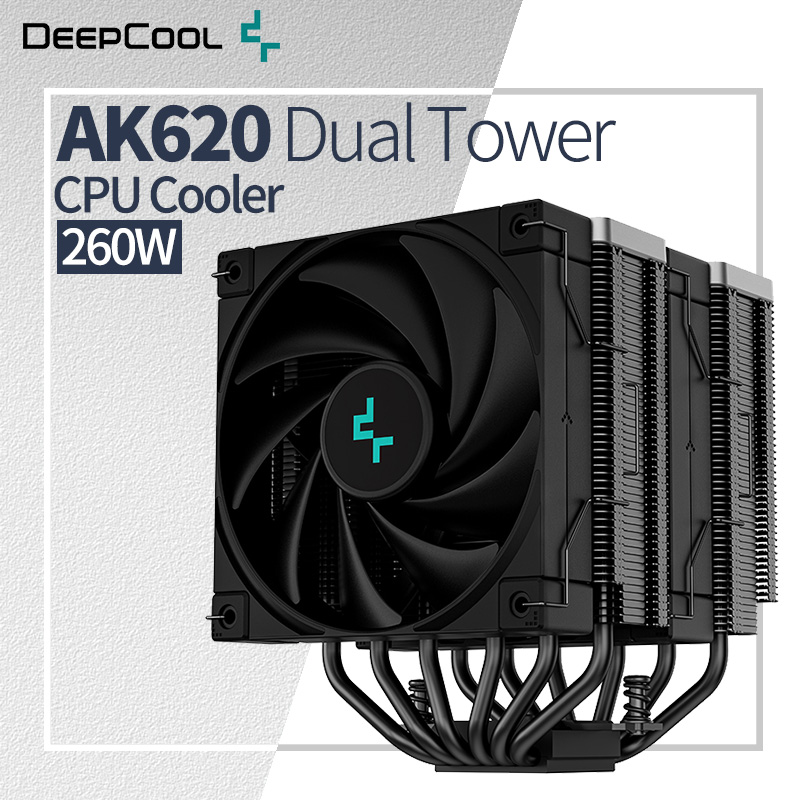 Air Cooler Cpu - Refrigerador de ar Deepcool-cpu ak620, ventiladores