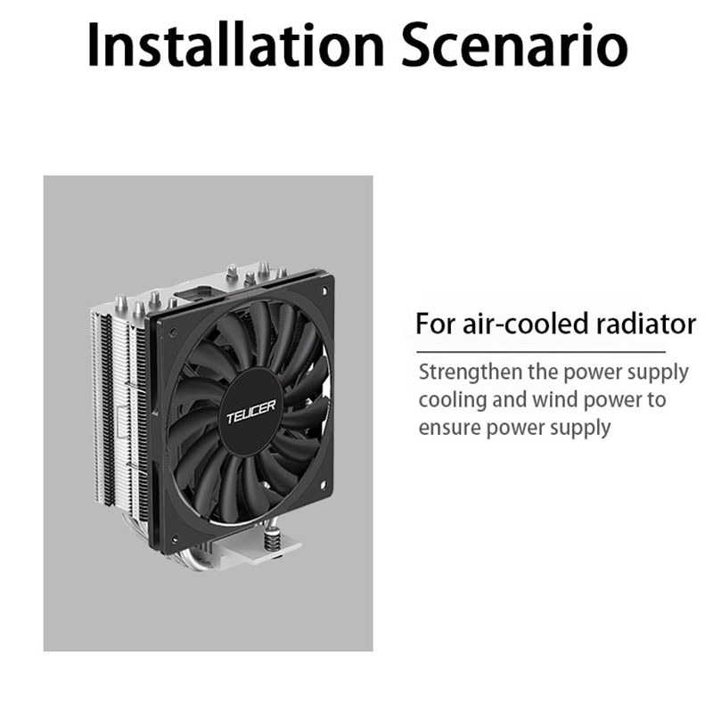 Teucer TE-12012 ventilador de  - Gpu Cooler avaliação e preço