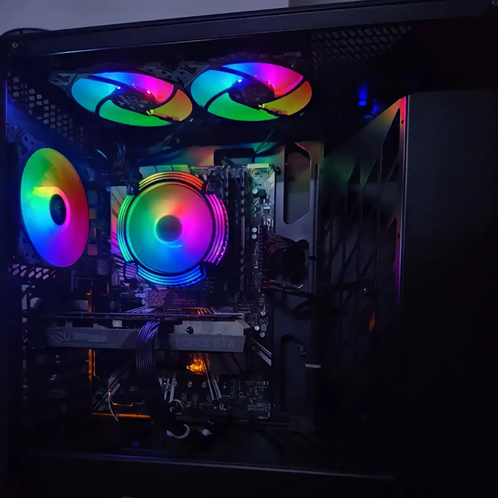 Cooler de CPU RGB com 4 tubos  - Air Cooler Cpu avaliação e preço