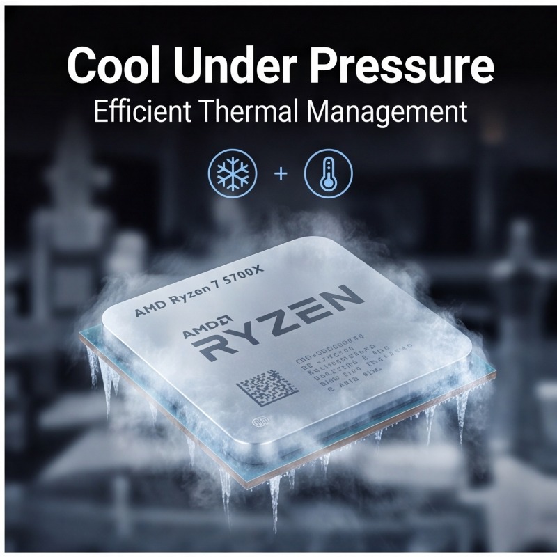 Processador AMD Ryzen 7 5700X  - Air Cooler Cpu avaliação e preço
