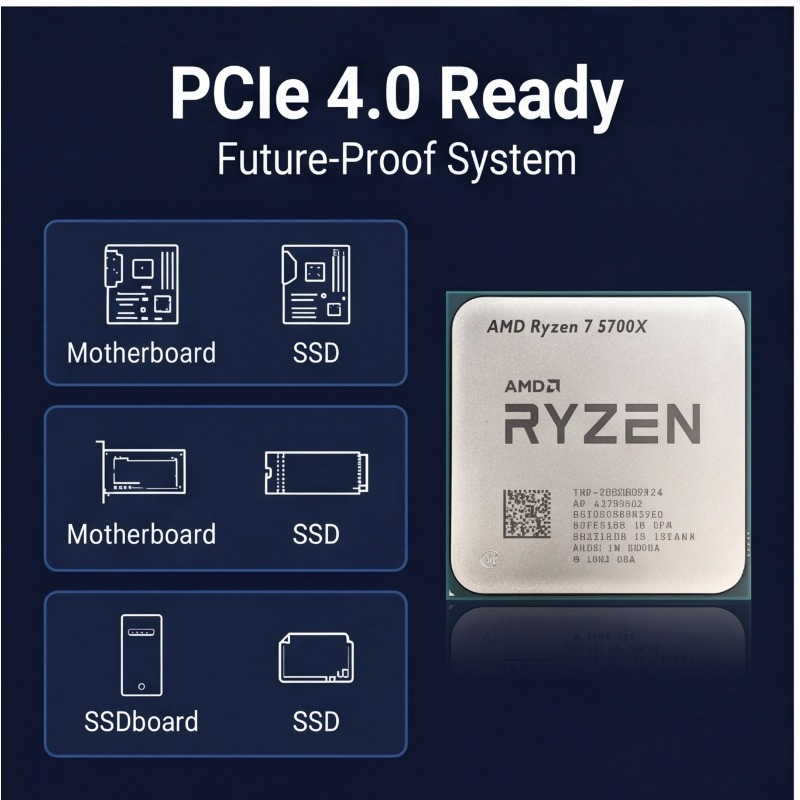 Processador AMD Ryzen 7 5700X  - Air Cooler Cpu avaliação e preço