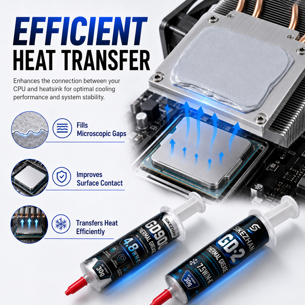 SIKEZHAN 2Pc Pasta Térmica 30g - Thermal Paste avaliação e preço