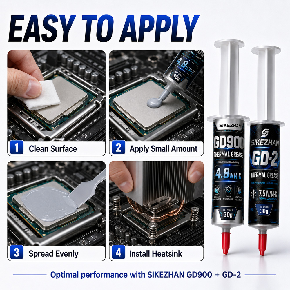 SIKEZHAN 2Pc Pasta Térmica 30g - Thermal Paste avaliação e preço