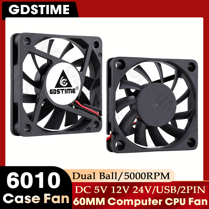 Ventilador GDSTIME 60mm 24V 12 - Gpu Cooler avaliação e preço