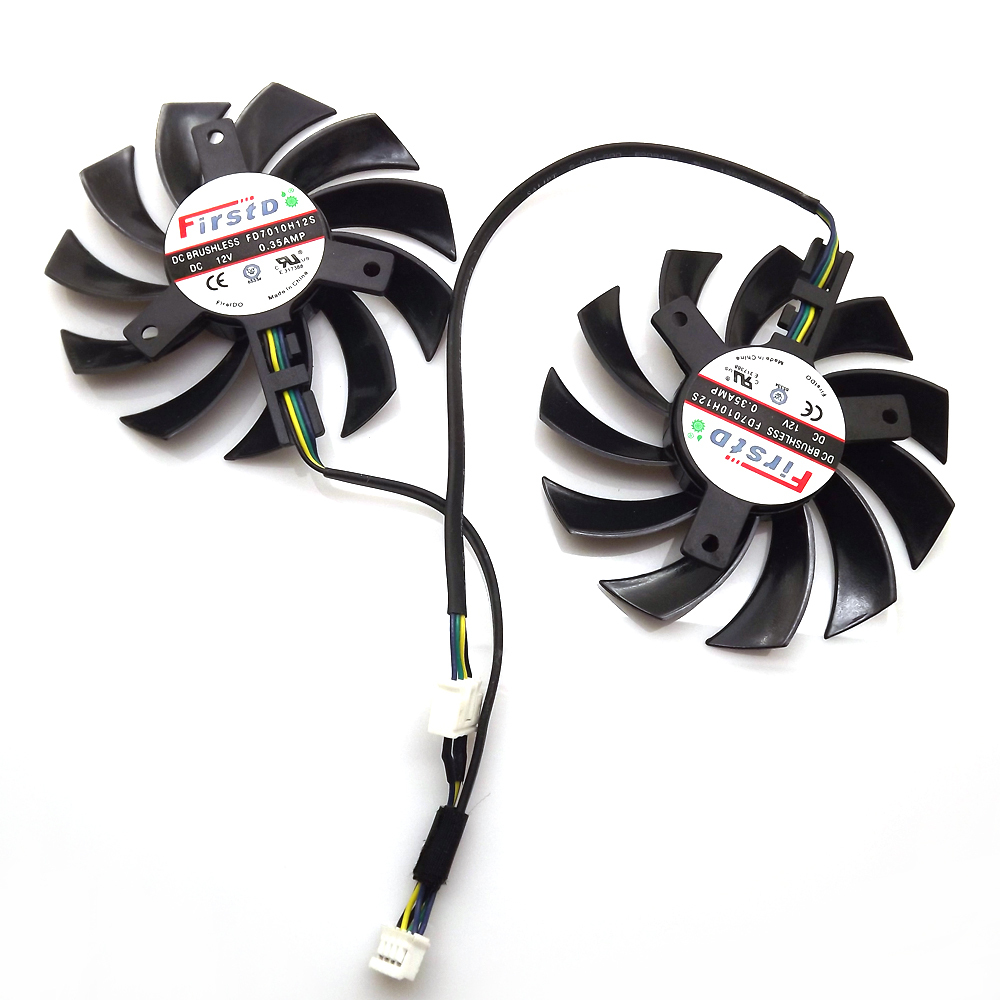 2 unidades/lote FD7010H12S 75m - Cpu Fan avaliação e preço