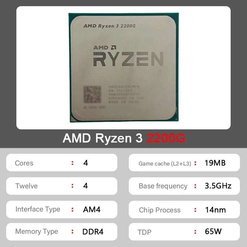 Processador AMD Ryzen 3 2200G  - Cpu Cooler avaliação e preço