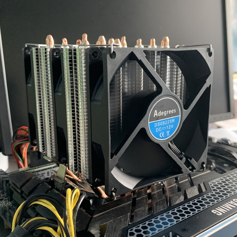 Cooler de ar para CPU com 6 tu - Air Cooler Cpu avaliação e preço